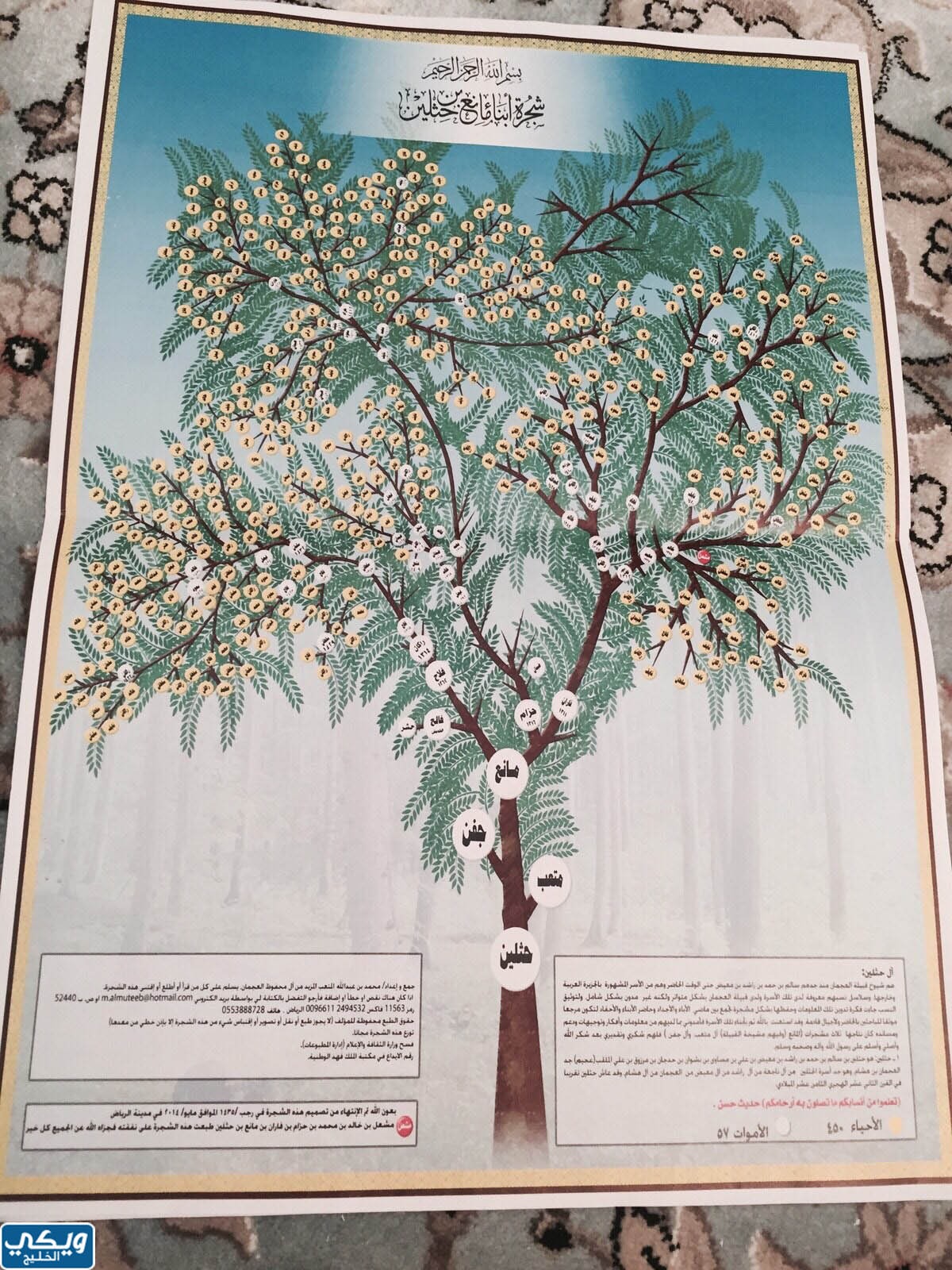 شجرة عائلة بن حثلين