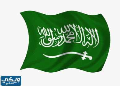 صور العلم السعودي مفرغ