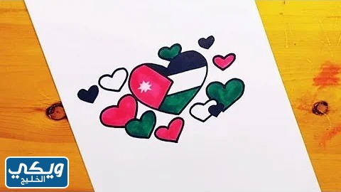 رسومات عن عيد الاستقلال الأردني مميزة