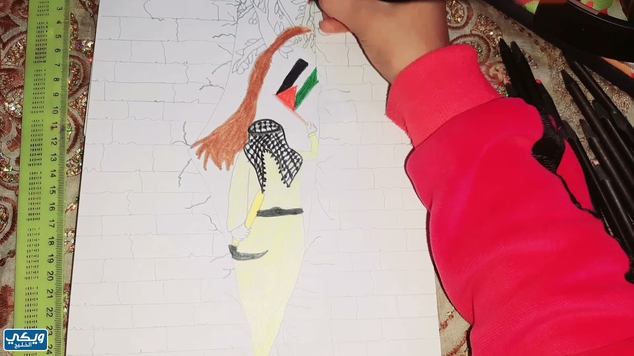رسومات عن يوم الاستقلال في الأردن للأطفال