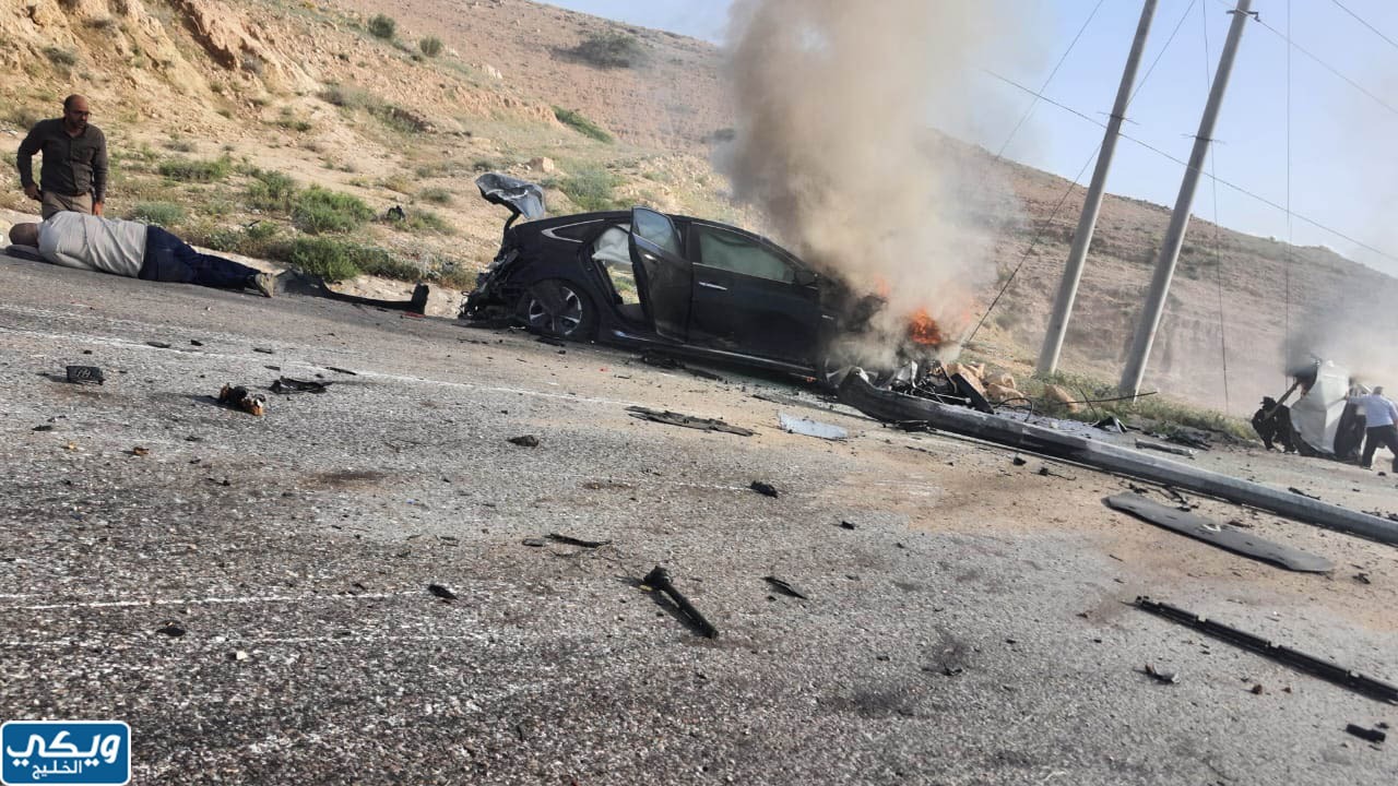 صور حادث نزول العدسية في الأردن