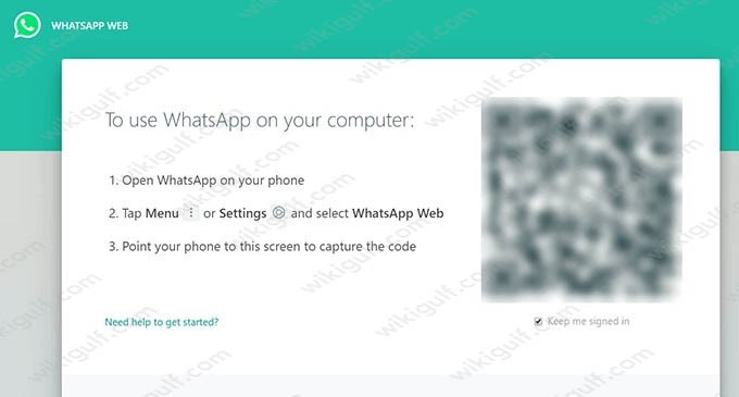 إعادة تنشيط جلسة الويب الخاصة بـ WhatsApp