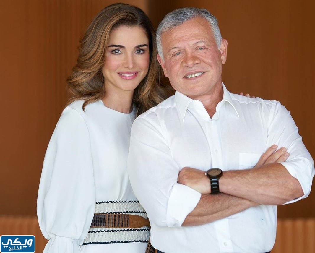 فرق الطول بين الملكة رانيا والملك عبدالله