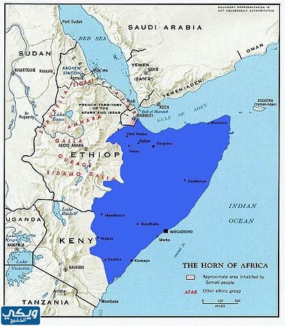 ما هي حدود الصومال الدولية