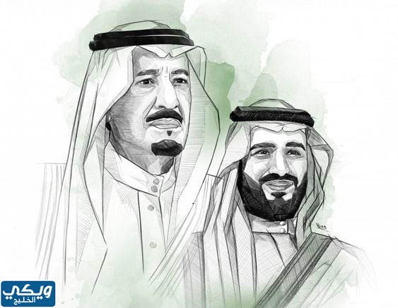 أفكار رسم اليوم الوطني السعودي سهل