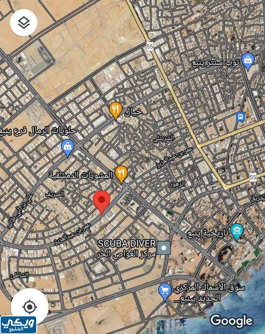 أين يقع شارع الحنان في السعودية