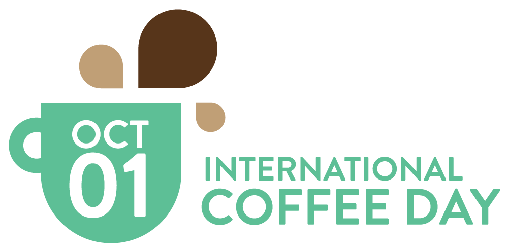 شعار اليوم العالمي للقهوة 2023 png