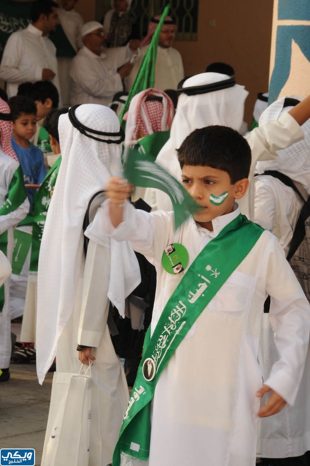 صور أفكار ملابس اليوم الوطني السعودي للأطفال