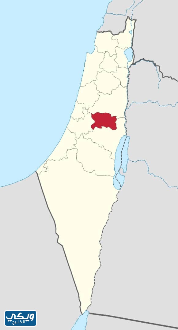 اين تقع مدينة رام الله الفلسطينية على الخريطة بالصور
