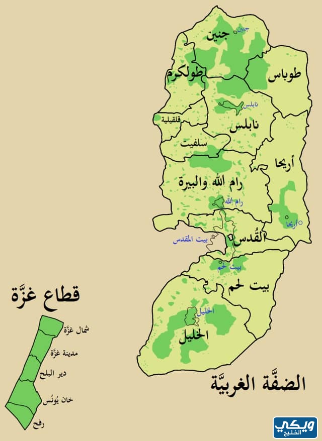 اين تقع مدينة رام الله الفلسطينية على الخريطة بالصور