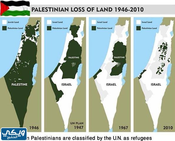 خريطة دولة فلسطين حدود 1967