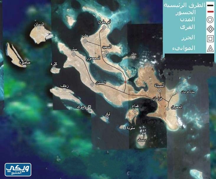 صور خريطة جزيرة فرسان