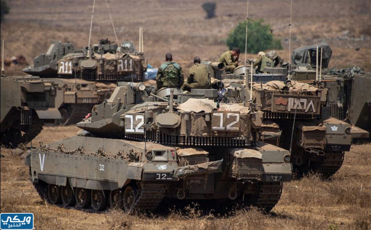دبابات من كتيبة في الجيش الاسرائيلي