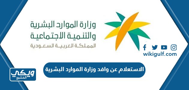 رابط و طريقة الاستعلام عن وافد وزارة الموارد البشرية السعودية