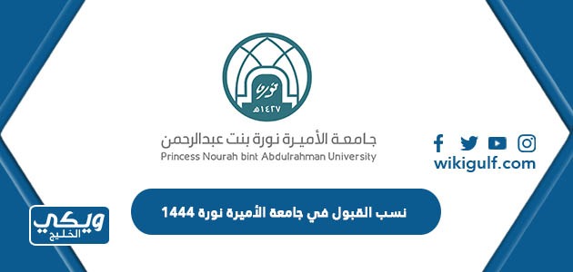 كم نسب القبول في جامعة الأميرة نورة 1445 / 2023