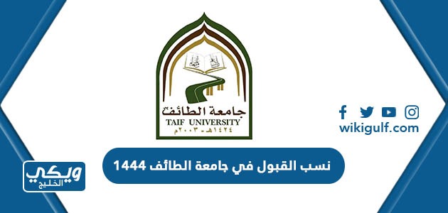 نسب القبول في جامعة الطائف 1444 / 2023