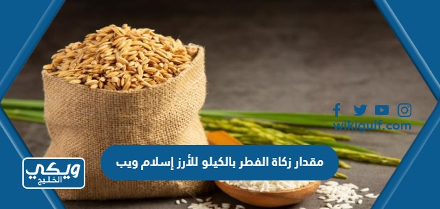 مقدار زكاة الفطر بالكيلو للأرز إسلام ويب