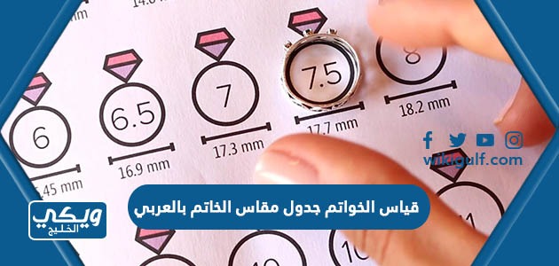 قياس-الخواتم-جدول-مقاس-الخاتم-بالعربي