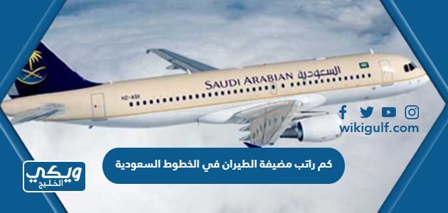كم راتب مضيفة الطيران في الخطوط السعودية 1445
