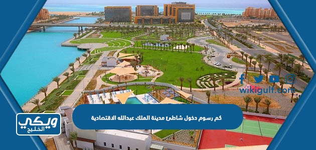 كم رسوم دخول شاطئ مدينة الملك عبدالله الاقتصادية