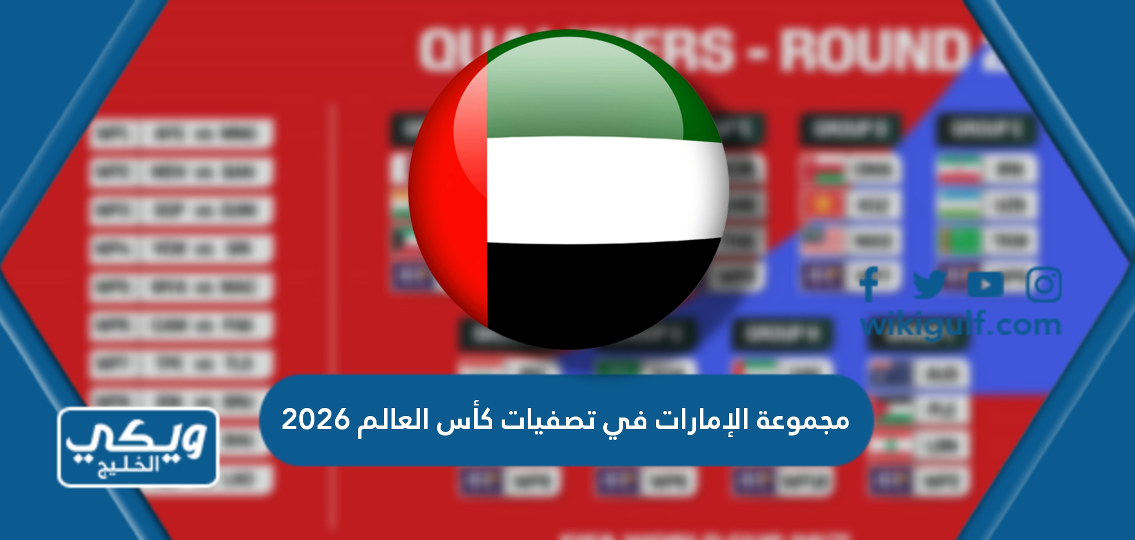 مجموعة الإمارات في تصفيات كأس العالم 2026