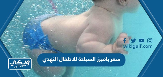 كم سعر بامبرز السباحة للاطفال النهدي