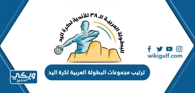 ترتيب مجموعات البطولة العربية لكرة اليد