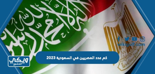 كم عدد المصريين في السعودية 2023