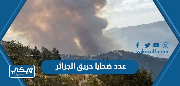 عدد ضحايا حريق الجزائر